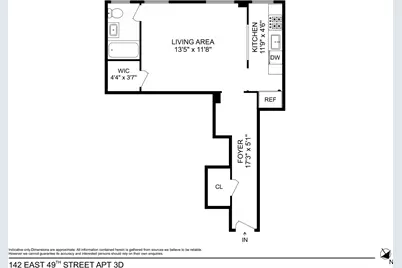 142 E 49th Street #3D, New York City, NY 10017 - Photo 6