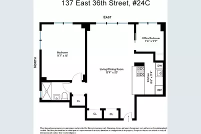 137 E 36th Street #24C, New York City, NY 10016 - Photo 14