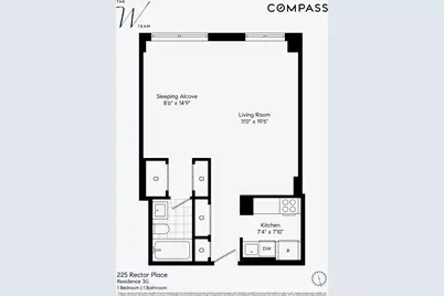 225 Rector Place #3G, New York City, NY 10280 - Photo 6
