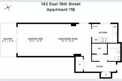 142 E 16th Street #11B, New York City, NY 10003 - Photo 8