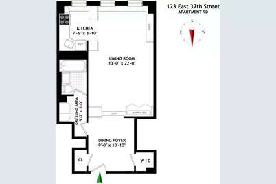 123 E 37th Street #9D, New York City, NY 10016 - Photo 10