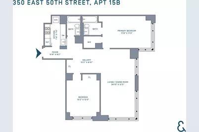 350 W 50th Street #15-B, New York City, NY 10019 - Photo 12