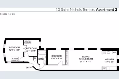 10 St Nicholas Terrace #3, New York City, NY 10027 - Photo 16