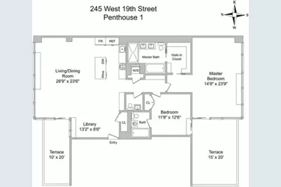 245 W 19th Street #PH1, New York, NY 10011 - Photo 14