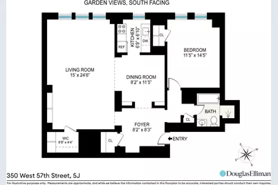 350 W 57th Street #5J, New York City, NY 10019 - Photo 10