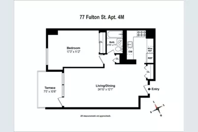 77 Fulton Street #4M, New York City, NY 10038 - Photo 8