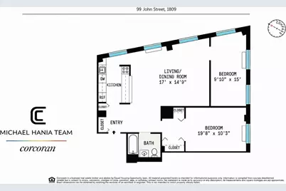 99 John Street #1809, New York City, NY 10038 - Photo 14