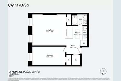 21 Monroe Place #5F, New York City, NY 11201 - Photo 10