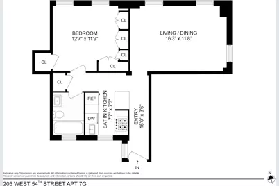 205 W 54th Street #7G, New York, NY 10019 - Photo 8