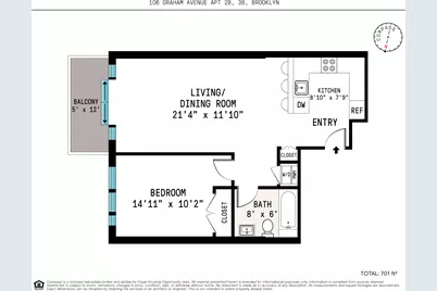 106 Graham Avenue #2B, New York City, NY 11206 - Photo 8