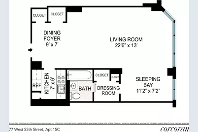 77 W 55th Street #15C, New York City, NY 10019 - Photo 8
