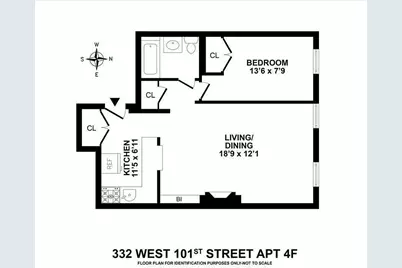 332 W 101st Street #4F, New York City, NY 10025 - Photo 10