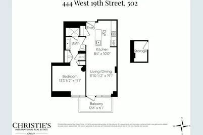 444 W 19th Street #502, New York City, NY 10011 - Photo 12