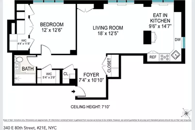 340 E 80th Street #21E, New York City, NY 10075 - Photo 8