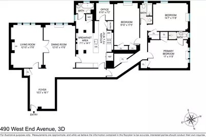 490 W End Avenue #3D, New York City, NY 10024 - Photo 10
