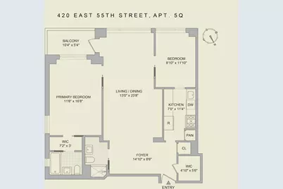 420 E 55th Street #5Q, New York City, NY 10022 - Photo 8