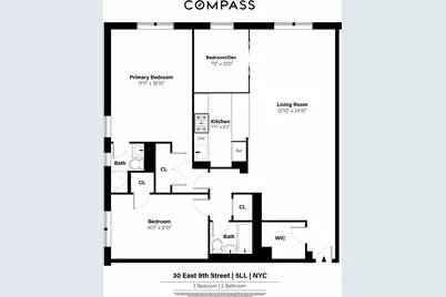 30 E 9th Street #5LL, New York City, NY 10003 - Photo 10