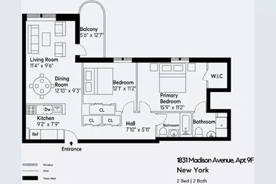 1831 Madison Avenue #9-F, New York, NY 10035 - Photo 2