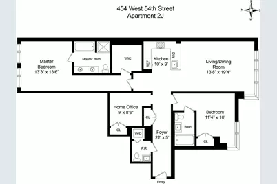 454 W 54th Street #2J, New York City, NY 10019 - Photo 12