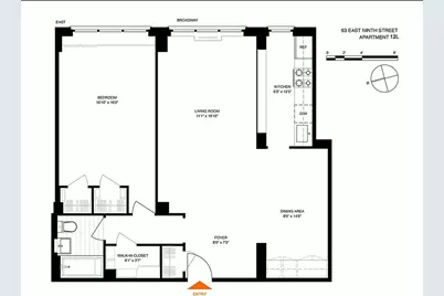 63 E 9th Street #12-L, New York City, NY 10003 - Photo 2