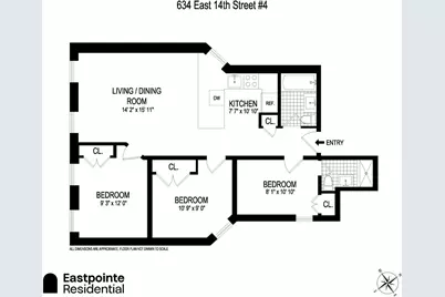 634 E 14th Street #4, New York City, NY 10009 - Photo 8