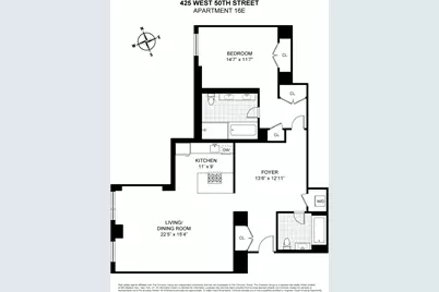 425 W 50th Street #16E, New York City, NY 10019 - Photo 18
