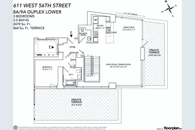 611 W 56th Street #8A/9A, New York City, NY 10019 - Photo 24