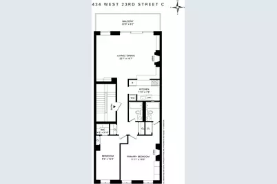 434 W 23rd Street #C, New York City, NY 10011 - Photo 14