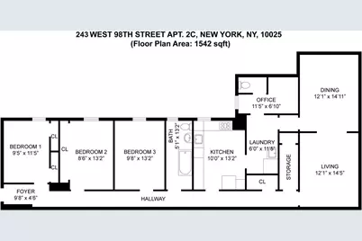 243 W 98th Street #2C, New York City, NY 10025 - Photo 12