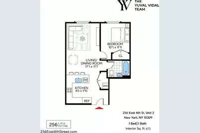 256 E 4th Street #2, New York City, NY 10009 - Photo 8