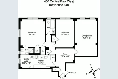 467 Central Park W #14-B, New York City, NY 10025 - Photo 18