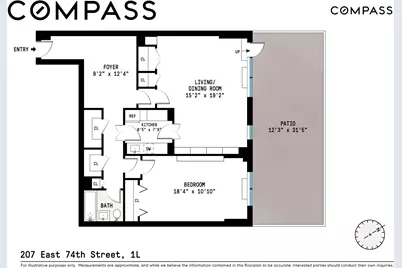 207 E 74th Street #1L, New York City, NY 10021 - Photo 1
