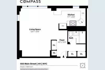 555 Main Street #411, New York City, NY 10044 - Photo 6