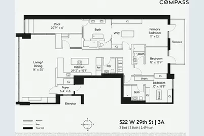 522 W 29th Street #3A, New York City, NY 10001 - Photo 6