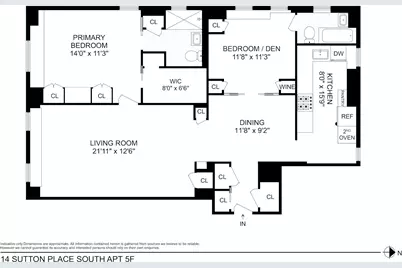 14 Sutton Place S #5F, New York City, NY 10022 - Photo 14