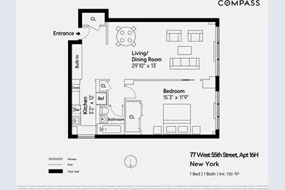 77 W 55th Street #16H, New York City, NY 10019 - Photo 6