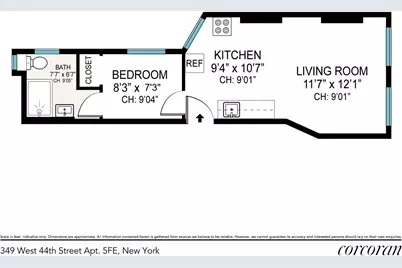 349 W 44th Street #5FE, New York City, NY 10036 - Photo 12