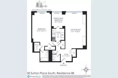 50 Sutton Place S #8K, New York, NY 10022 - Photo 1