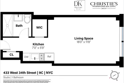 433 W 34th Street #9C, New York City, NY 10001 - Photo 10