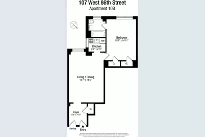 107 W 86th Street #10B, New York City, NY 10024 - Photo 8