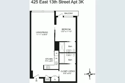 425 E 13th Street #3K, New York City, NY 10009 - Photo 14
