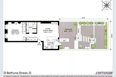 21 Bethune Street #GARDEN, New York City, NY 10014 - Photo 8