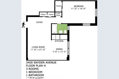 3400 Snyder Avenue #3H, New York City, NY 11203 - Photo 6