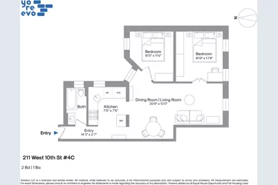 211 W 10th Street #4C, New York City, NY 10014 - Photo 10