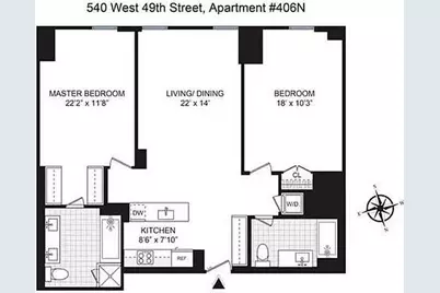 540 W 49th Street #406-N, New York City, NY 10019 - Photo 20