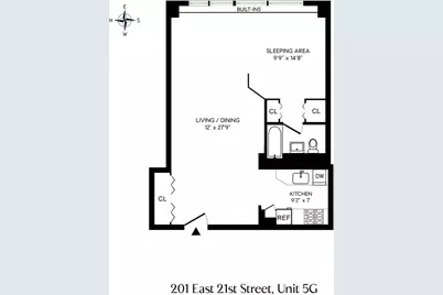 201 E 21st Street #5G, New York City, NY 10010 - Photo 8