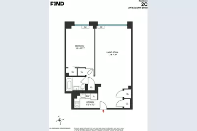 200 E 36th Street #2-C, New York City, NY 10016 - Photo 12