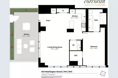 450 Washington Street #TH1, New York City, NY 10013 - Photo 12