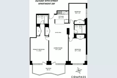 212 E 47th Street #28F, New York City, NY 10017 - Photo 6