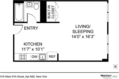 516 W 47th Street #N-4D, New York City, NY 10036 - Photo 10